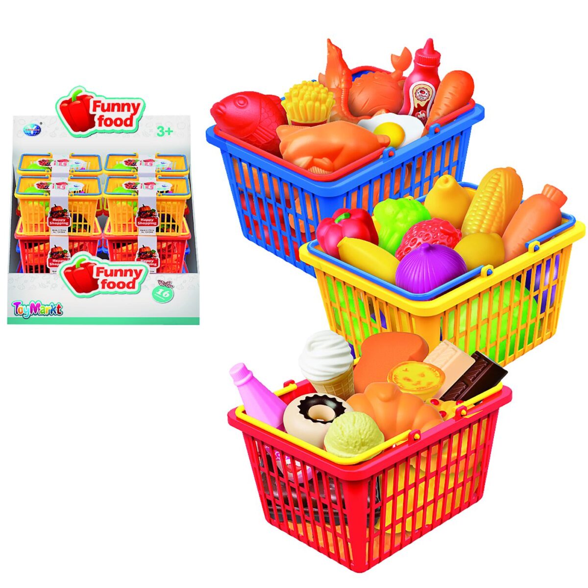 ΚΑΛΑΘΑΚΙ ΚΟΥΖΙΝΙΚΑ ΜΙΚΡΟ FUNNY FOOD 16x9x12cm ToyMarkt 971274-ΤΕΜ(1) - Image 1