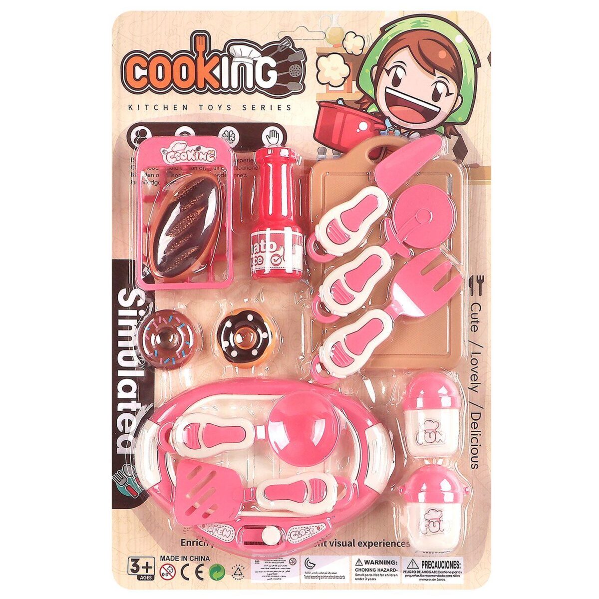 Καρτέλα cooking δίσκος ντόνατς 26x38cm ToyMarkt 971280-ΤΕΜ(1) - Image 1