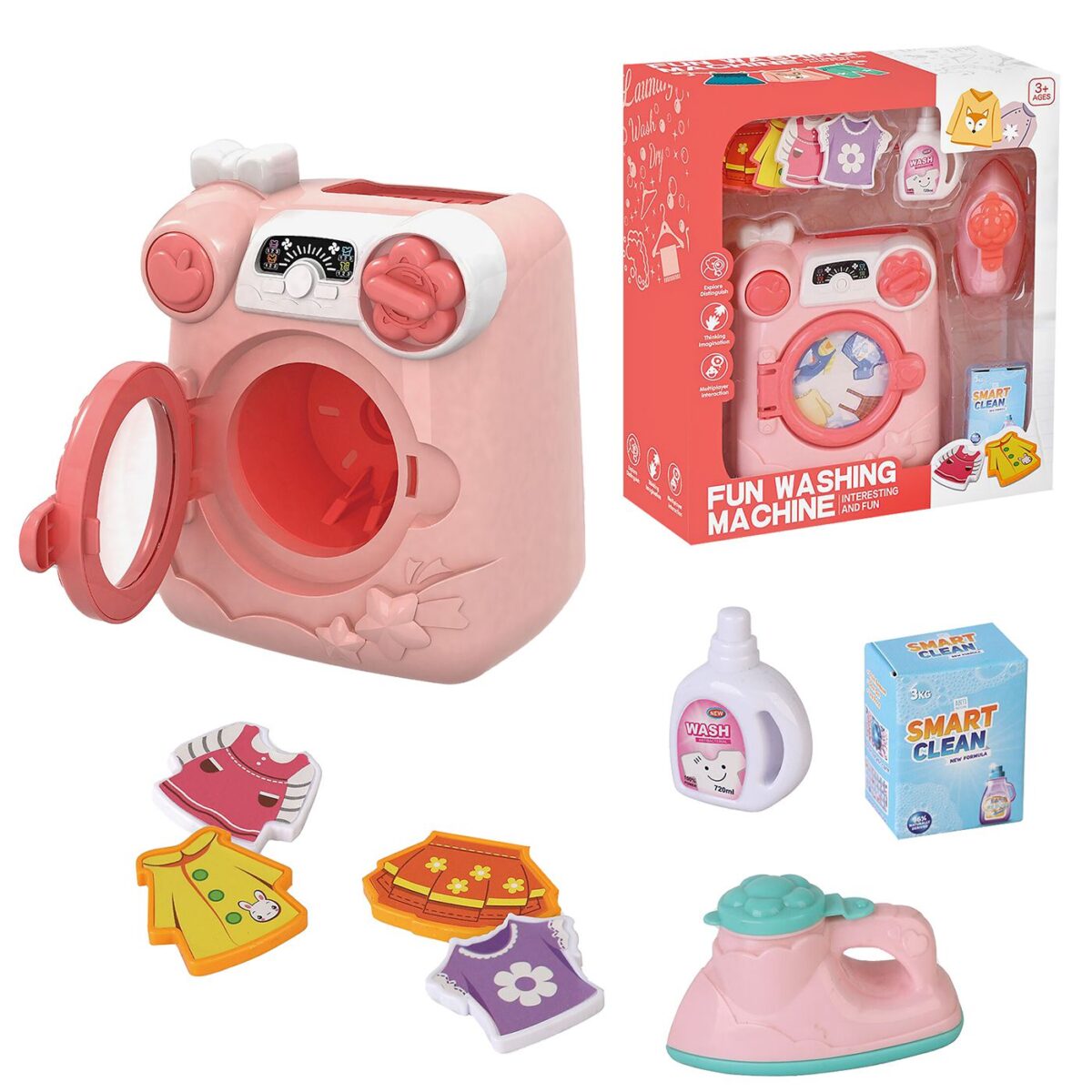 Μικρό πλυντήριο 20x23x8cm ToyMarkt 971287-ΤΕΜ(1) - Image 1