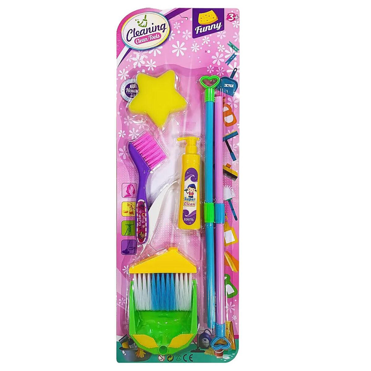 Σετ Καθαρισμού Καρτέλα 19x55x4cm ToyMarkt 971324-ΤΕΜ(1) - Image 1