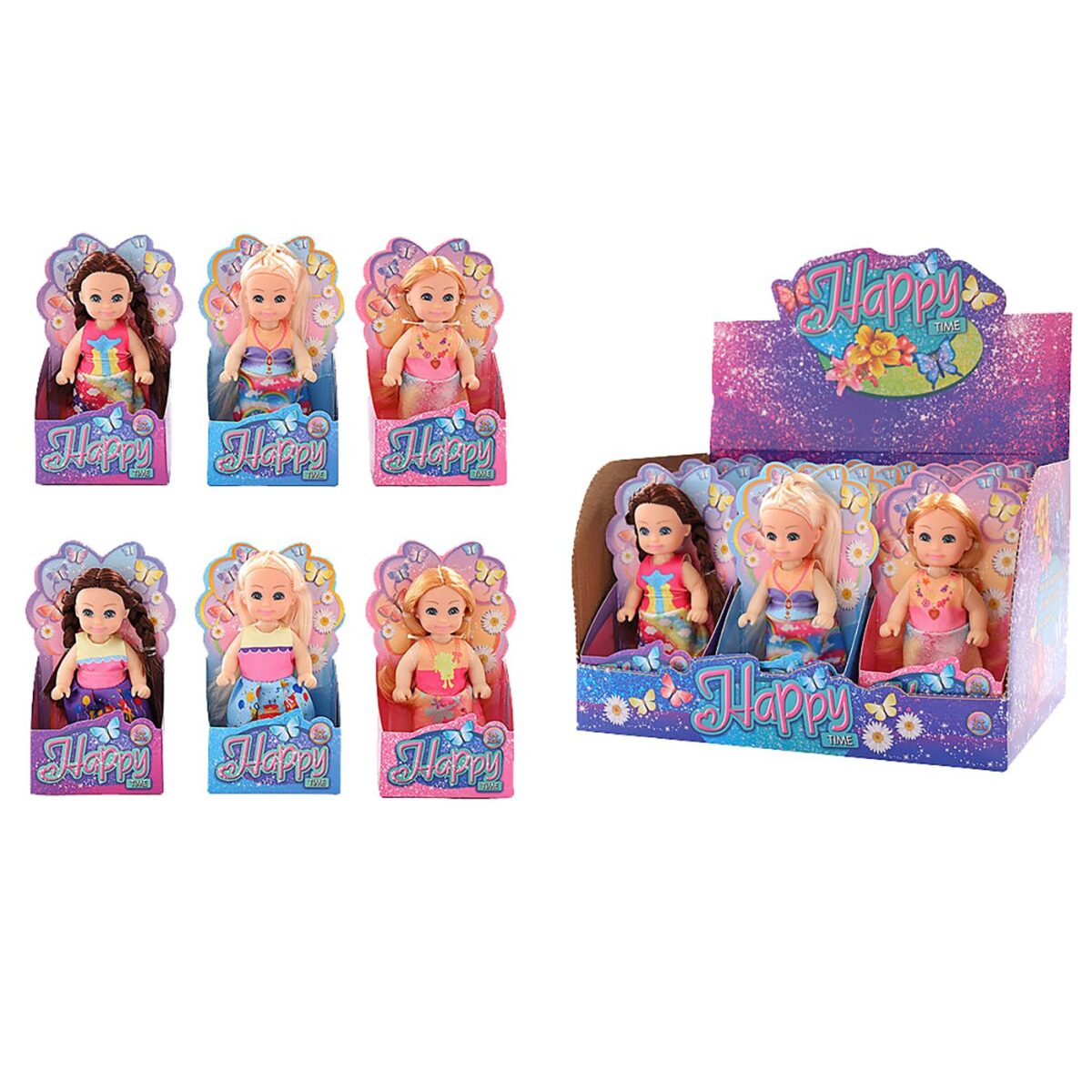 ΚΟΥΚΛΑ 11cm HAPPY TIME 7x13x4cm ToyMarkt 98240-ΤΕΜ(1) - Image 1