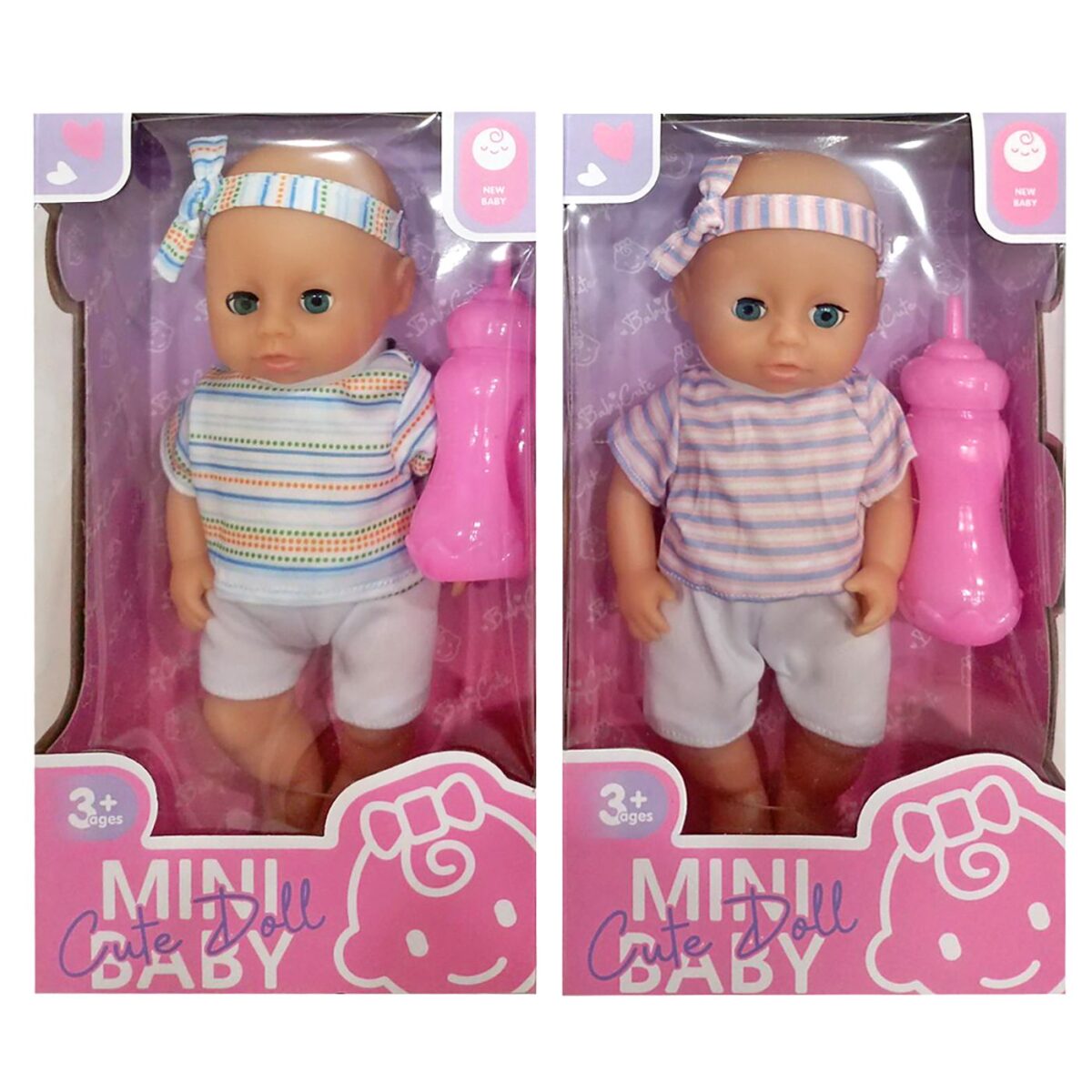 Μωρό 22cm με Μπιμπερό 13x23x7cm ToyMarkt 98260-ΤΕΜ(1) - Image 1