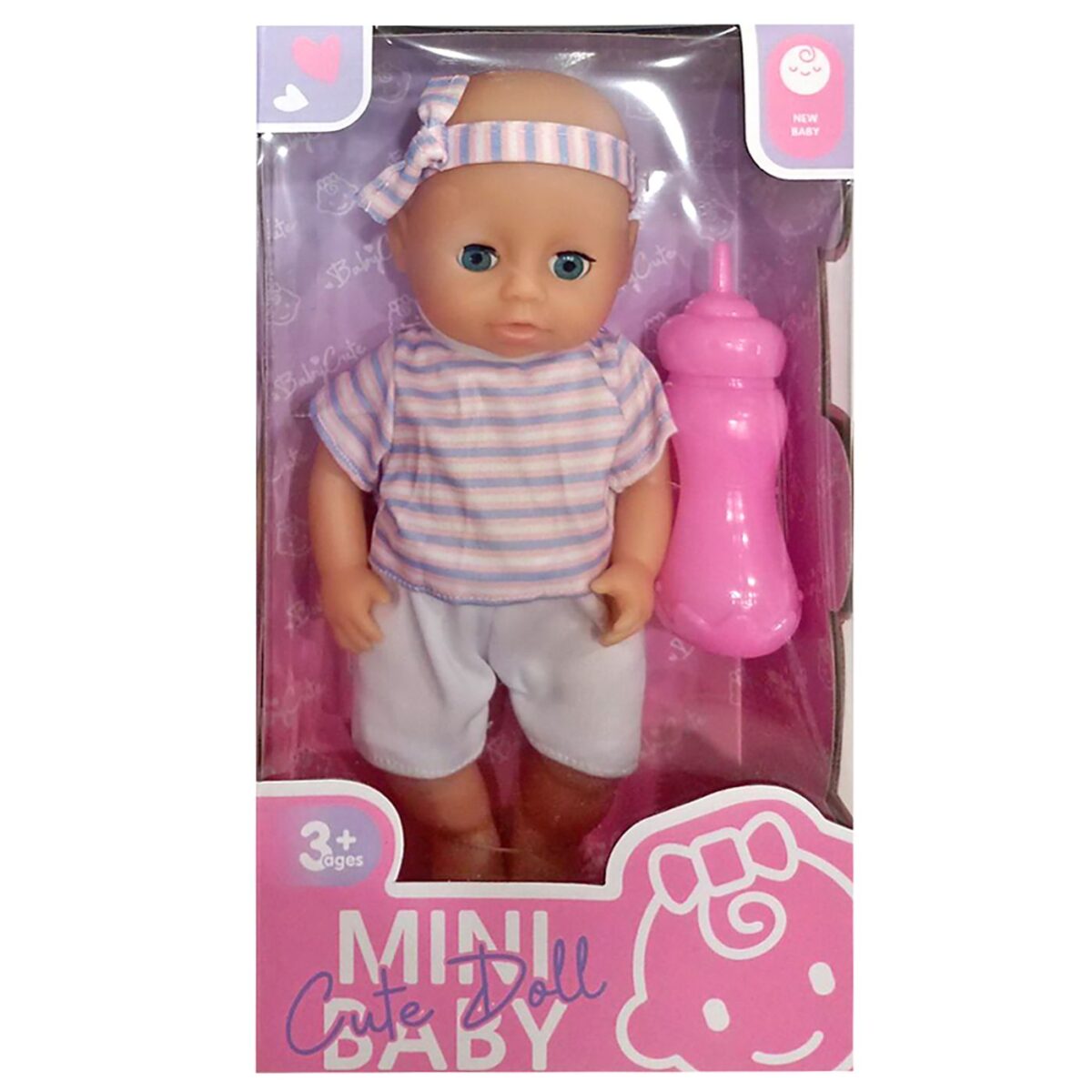Μωρό 22cm με Μπιμπερό 13x23x7cm ToyMarkt 98260-ΤΕΜ(1) - Image 2