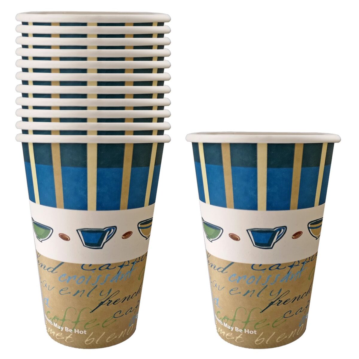 ΠΟΤΗΡΙΑ ΧΑΡΤΙΝΑ ΜΕΓΑΛΑ ΠΑΚ=50ΤΕΜ 480ml (16oz) 14x9cm Homie 1001972-ΠΑΚ(1) - Image 2