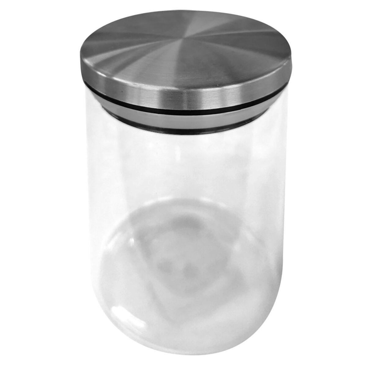 ΒΑΖΟ BOROSILICATE ΜΕ ΚΑΠΑΚΙ INOX 12x8cm Homie 1002002-ΤΕΜ(1) - Image 1