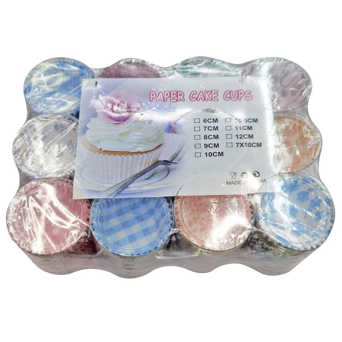 Cup cake φορμάκια πακ=100 τεμ ø9cm Homie 1011077-ΠΑΚ(12) - Image 1