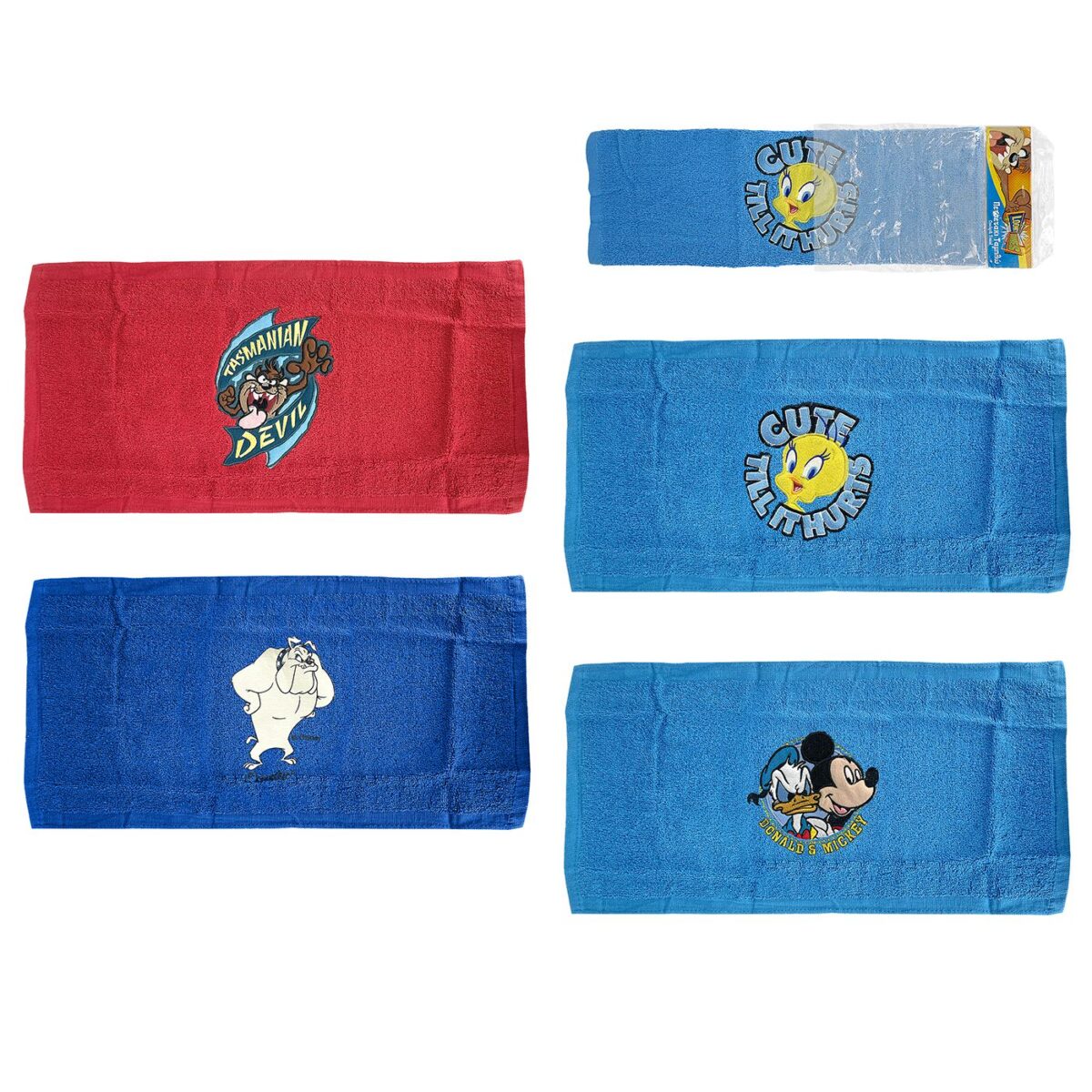 Πετσέτα Επώνυμα Παιδικά Σχέδια 30x25cm Looney tunes-ΤΕΜ(1) - Image 1