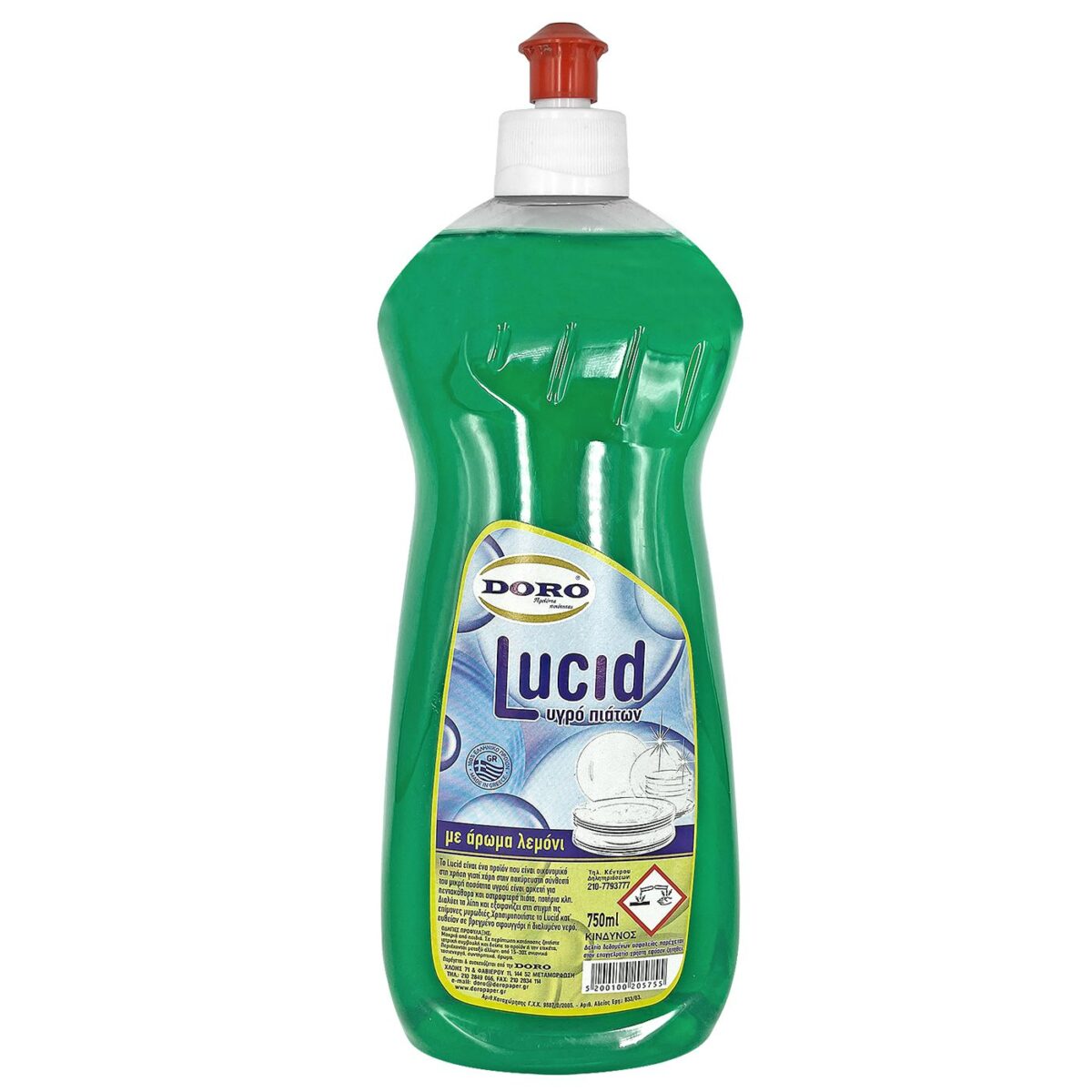Απορρυπαντικό Υγρό Πιάτων 750ml Doro-ΤΕΜ(16) - Image 1