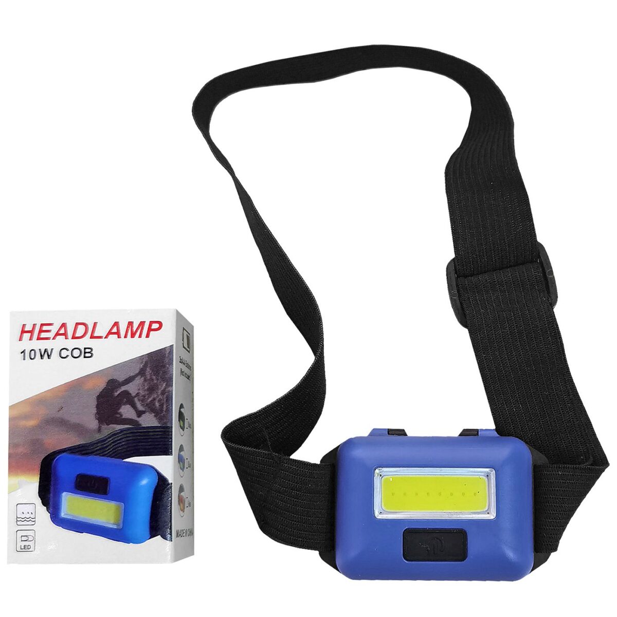 Φακός Κεφαλής με led Strip 5x4x1,5cm Homie 108490-ΤΕΜ(1) - Image 1