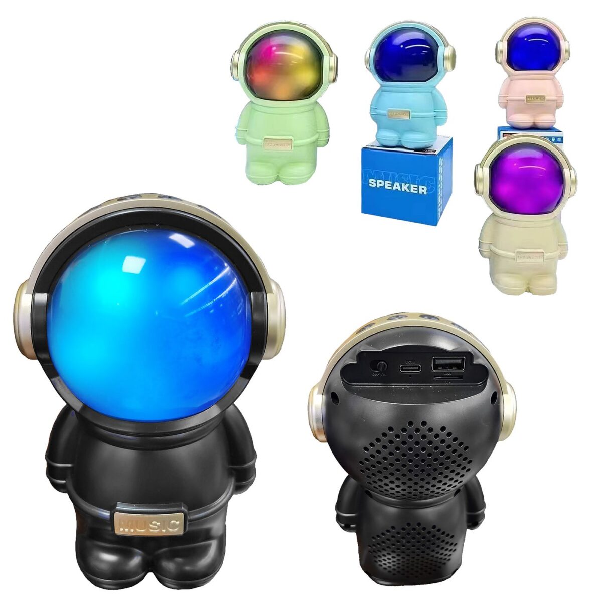 Ηχείο Bluetooth Αστροναύτης 15x9x8cm Homie 108507-ΤΕΜ(1) - Image 1