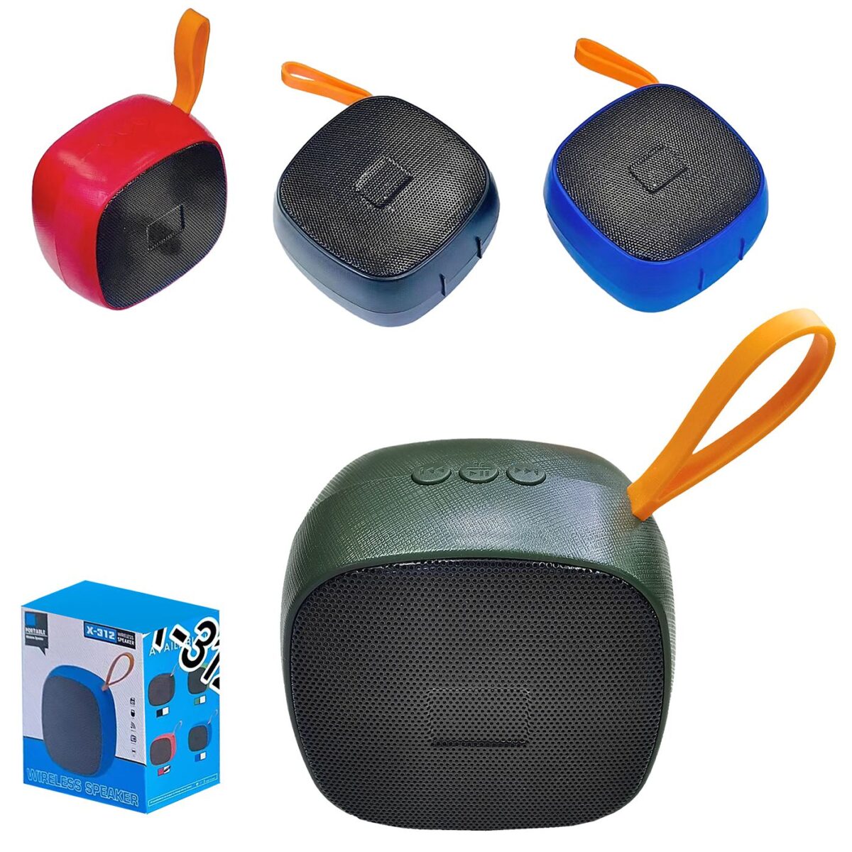 Ηχείο Bluetooth Τεράγωνο Μικρό 8,5x8,5x5cm Homie 108511-ΤΕΜ(1) - Image 1