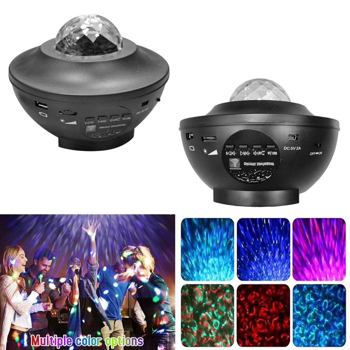 Disco Light με Ηχείο 16x12cm JustNote 10966-ΤΕΜ(1) - Image 1