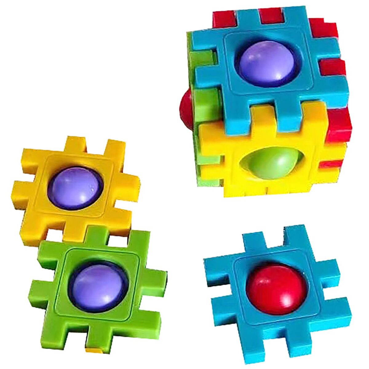 POP IT FIDGET ΤΡΙΛΙΖΑ 4x4cm Homie 116882-ΤΕΜ(12) - Image 1