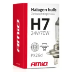Amio - Λάμπα τύπου H7 αλογόνου τάση λειτουργίας 24V απόδοση 70W τύπος βάσης PX26d LUMITEC – για φορτηγά – 1 τεμ. (01252/AM) - Image 5