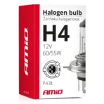 Amio - Λάμπα Τύπου H4 Αλογόνου Τάση Λειτουργίας 12V Απόδοση 60/55W Τύπος Βάσης P43t LUMITEC για Φώτα Αυτοκινήτου – 1 τεμ. (01268/AM) - Image 5