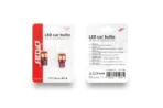 Amio - Λάμπες LED T10 W5W 12V 2.2W CAN-BUS 18xSMD4014 Λευκό Φως 5600K 12x23mm για Φώτα Θέσης Πινακίδας και Εσωτερικό Φωτισμό Αυτοκινήτου - 1 σετ (01286/AM) - Image 2