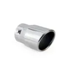 Amio - Άκρο Εξάτμισης MT-007 Στρογγυλό Inox για Απολήξεις 48-65mm Από Ανοξείδωτο Χάλυβα για Βελτίωση Εμφάνισης και Ήχου Αυτοκινήτου - 1 τεμ. (01307/AM)