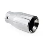 Amio - Άκρο Εξάτμισης MT-018 Στρογγυλό Inox για Απολήξεις 50-65mm από Ανοξείδωτο Χάλυβα για Βελτίωση Εμφάνισης και Ήχου Αυτοκινήτου - 1 τεμ. (01318/AM)