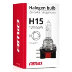 Amio – Λαμπτήρας Αλογόνου H15 PGJ23-t1 12V 55W Lumitec για Προβολείς Αυτοκινήτου – 1 Τεμ. (01490/AM) - Image 4