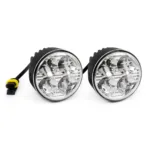 Amio – Στρογγυλά Φώτα Ημέρας DRL LED 12/24V 800Lm για Αυξημένη Ορατότητα & Ασφάλεια σε Αυτοκίνητο & Φορτηγό – Σετ 2 Τεμ. (01524/AM) - Image 2