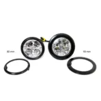 Amio – Στρογγυλά Φώτα Ημέρας DRL LED 12/24V 800Lm για Αυξημένη Ορατότητα & Ασφάλεια σε Αυτοκίνητο & Φορτηγό – Σετ 2 Τεμ. (01524/AM) - Image 4