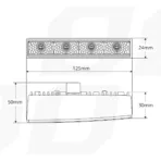 Amio – Φώτα Ημέρας DRL LED 12/24V 800Lm για Ισχυρή Ορατότητα & Ασφάλεια σε Αυτοκίνητο & Φορτηγό – Σετ 2 Τεμ. (01528/AM) - Image 6