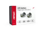 Amio – LED Λαμπάκια Angel Eyes 20W 340lm 5600K CANBUS για BMW Σειρά 3 E90 Sedan / E91 Station Wagon 2005-2008 για Καθαρό Λευκό Φως & Χωρίς Σφάλματα – Σετ 2 Τεμ. (01541/AM)
