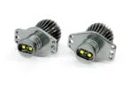 Amio – LED Λαμπάκια Angel Eyes 20W 340lm 5600K CANBUS για BMW Σειρά 3 E90 Sedan / E91 Station Wagon 2005-2008 για Καθαρό Λευκό Φως & Χωρίς Σφάλματα – Σετ 2 Τεμ. (01541/AM) - Image 2