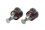 Amio – LED Λαμπάκια Angel Eyes H8 20W 420lm 5600K CANBUS για BMW Σειρά 1 3 5 X1 X5 X6 Z4 για Ισχυρό Λευκό Φως & Χωρίς Σφάλματα – Σετ 2 Τεμ. (01543/AM) - Image 2