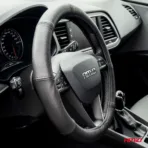 Amio - Κάλυμμα Τιμονιού Μαύρο από Δέρμα 4XL 49-51cm για εξαιρετικά μεγάλα τιμόνια με σταθερό κράτημα και άνεση σε πολύωρη χρήση με ανθεκτική εφαρμογή - 1 Τεμ. (01771/AM) - Image 3