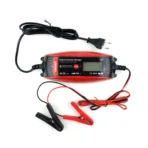 Amio - Φορτιστής Μπαταρίας 6/12V 2A/4A με LCD για φόρτιση και συντήρηση μπαταριών 1.2-120Ah με έξυπνη λειτουργία και προστασία IP65 για ασφαλή και αποδοτική χρήση - 1 Τεμ. (02088/AM) - Image 2