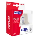 Amio - Λάμπες Αλογόνου H3 12V 55W PK22s Lumitec Limited +130% έως 40m με λευκό φως 4300K για βελτιωμένη ορατότητα και ασφαλή οδήγηση με έγκριση E1 - 2 Τεμ. (02102/AM) - Image 5