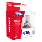 Amio - Λάμπες Αλογόνου HB3 9005 12V 60W LumiTec Limited +130% Φως έως 40m για Μεγάλη Σκάλα & Πορείας με Λευκό Φως 4300K και UV Protection για Καθαρό Φωτισμό - 1 Σετ (02103/AM) - Image 3