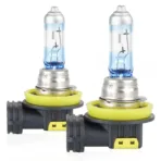 Amio - Λάμπες Αλογόνου H11 12V 55W PGJ19-2 LumiTec Limited με +130% Φωτεινότητα και Δέσμη έως 40m για Μεσαία & Μεγάλη Σκάλα με Λευκό Φως 4300K και UV Protection - 1 Σετ (02105/AM) - Image 2