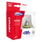 Amio - Λάμπες Αλογόνου H11 12V 55W PGJ19-2 LumiTec Limited με +130% Φωτεινότητα και Δέσμη έως 40m για Μεσαία & Μεγάλη Σκάλα με Λευκό Φως 4300K και UV Protection - 1 Σετ (02105/AM) - Image 5
