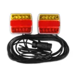 Amio - Σετ Φανάρια Πίσω Τρέιλερ LED Μαγνητικά 12V με Καλώδιο 7pin σε Compact Σχεδιασμό για Πλήρη Σήμανση και Εύκολη Τοποθέτηση σε Ρυμουλκούμενα - 1 Σετ (02141/AM) - Image 2