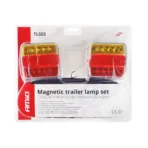 Amio - Σετ Φανάρια Πίσω Τρέιλερ LED Μαγνητικά 12V με Καλώδιο 7pin σε Compact Σχεδιασμό για Πλήρη Σήμανση και Εύκολη Τοποθέτηση σε Ρυμουλκούμενα - 1 Σετ (02141/AM) - Image 6