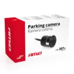 Amio – Κάμερα οπισθοπορείας HD-307 IR Night Vision με LED 18mm 12V, εξασφαλίστε απόλυτη ορατότητα στο σκοτάδι με υπέρυθρες διόδους για ασφαλές παρκάρισμα – 1 Τεμ. (02164/AM) - Image 4