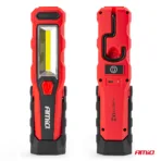 AMiO – Φακός εργασίας WT02 COB LED 150/300lm 3W με περιστροφή 180°, φωτίστε με απόλυτη ακρίβεια κάθε τυφλό σημείο του κινητήρα χάρη στη διπλή μαγνητική στήριξη – 1 Τεμ. (02171/AM) - Image 2