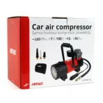 AMiO – Κομπρεσέρ αέρα ελαστικών αυτοκινήτου 12V 100psi 7bar 28l/min, φουσκώστε τα ελαστικά σας με απόλυτη ευκολία και φωτίστε κάθε δύσκολο σημείο – 1 Τεμ. (02180/AM) - Image 5