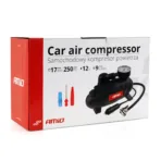 AMiO – Κομπρεσέρ αέρα ελαστικών αυτοκινήτου 12V 250psi 17bar 9l/min, φουσκώστε τα λάστιχά σας με απόλυτη ταχύτητα και σιγουριά σε κάθε απρόοπτο – 1 Τεμ. (02181/AM) - Image 3
