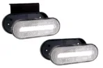 Amio - ΦΩΣ ΟΓΚΟΥ ΦΟΡΤΗΓΟΥ LED ΛΕΥΚΟ ΟΒΑΛ 10-30V 124x49x22mm ΑΔΙΑΒΡΟΧΟ OM-01-W 1ΤΕΜ. (02375/AM) - Image 2