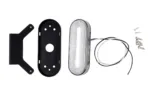 Amio - ΦΩΣ ΟΓΚΟΥ ΦΟΡΤΗΓΟΥ LED ΛΕΥΚΟ ΟΒΑΛ 10-30V 124x49x22mm ΑΔΙΑΒΡΟΧΟ OM-01-W 1ΤΕΜ. (02375/AM) - Image 5