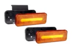 Amio - ΦΩΣ ΟΓΚΟΥ ΦΟΡΤΗΓΟΥ LED ΠΟΡΤΟΚΑΛΙ 10-30V 124x49x22mm ΑΔΙΑΒΡΟΧΟ OM-02-O 1ΤΕΜ. (02376/AM) - Image 2