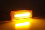 Amio - ΦΩΣ ΟΓΚΟΥ ΦΟΡΤΗΓΟΥ LED ΠΟΡΤΟΚΑΛΙ 10-30V 124x49x22mm ΑΔΙΑΒΡΟΧΟ OM-02-O 1ΤΕΜ. (02376/AM) - Image 4