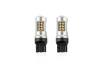 Amio - WY21W T20 12/24V 6,2W 800lm LED 24xSMD3030 CAN-BUS ΚΙΤΡΙΝΟ 18x56mm 2ΤΕΜ. (02393/AM) - Image 2