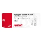 Amio - W16W 12V 16W W2,1x9,5d (ΚΑΡΦΩΤΟ ΑΚΑΛΥΚΟ) ΑΛΟΓΟΝΟΥ - 10ΤΕΜ. (02549/AM) - Image 3
