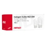 Amio - W21/5W (T20) 12V 21/5W W3x16q (ΚΑΡΦΩΤΟ ΑΚΑΛΥΚΟ) ΑΛΟΓΟΝΟΥ - 10 ΤΕΜ. (02552/AM) - Image 3