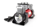 Amio – Κομπρεσέρ Αέρα 12V Διπλού Κυλίνδρου 10BAR 150PSI 60L/min με Μανόμετρο, LED Φακό, Σετ Επισκευής & Βαλιτσάκι για Άμεση Αντιμετώπιση Έκτακτων Αναγκών – 1 Τεμ. (02640/AM) - Image 5