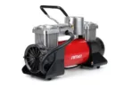 Amio – Κομπρεσέρ Αέρα 12V Διπλού Κυλίνδρου 10BAR 150PSI 60L/min με Μανόμετρο, LED Φακό, Σετ Επισκευής & Βαλιτσάκι για Άμεση Αντιμετώπιση Έκτακτων Αναγκών – 1 Τεμ. (02640/AM) - Image 3
